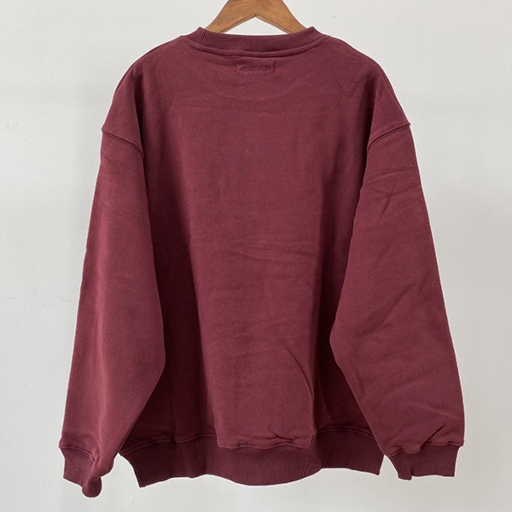 Anine Bing Maroon Logo Sweatshirt - Picture 8 of 8